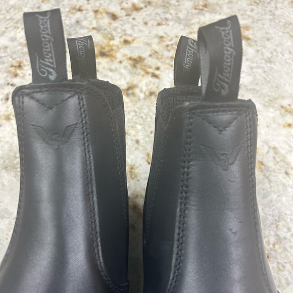 Thorogood Safety Toe Quick Release Pull-On Translucent Bottom Leather Boots Sz 9 - Picture 5 of 9